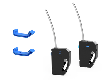 A two pack of infinity flow automatic filament cutters to cut off bent or taped filament ends