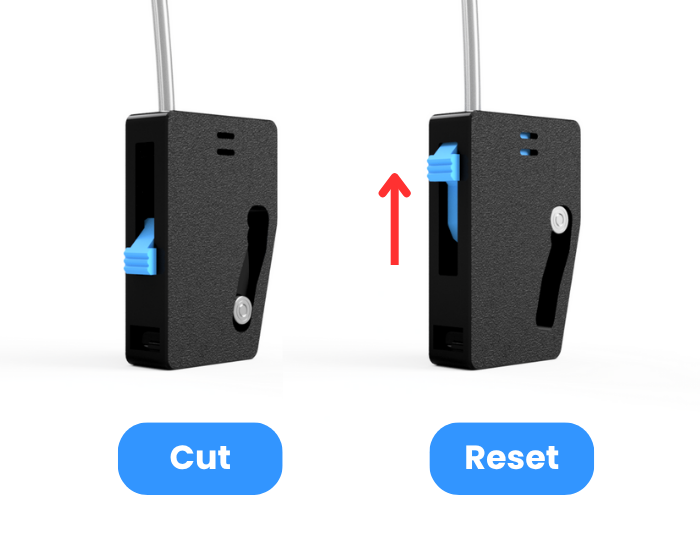 Reseting the filament cutters