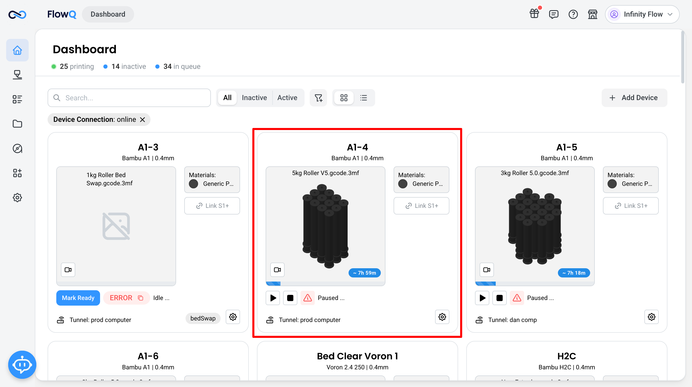 Adding a 3D Printer to FlowQ - Infinity Flow 3D Printing